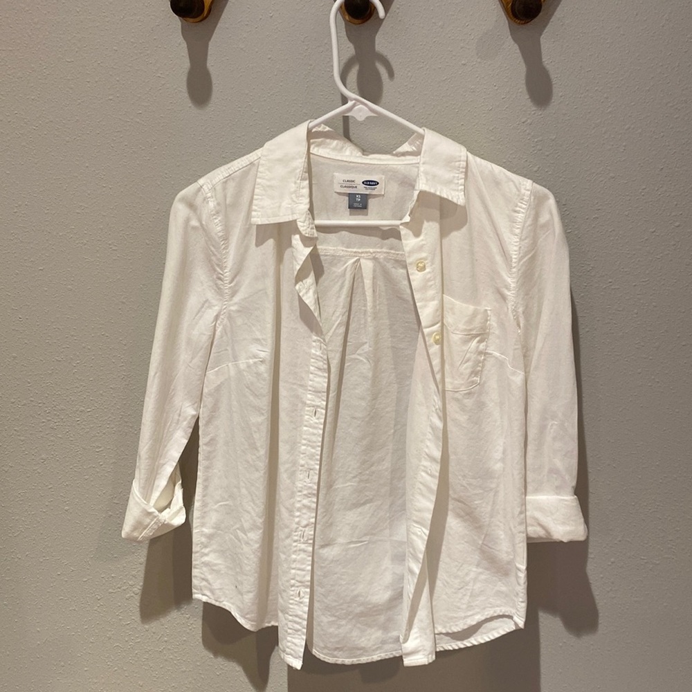 Old Navy White Button Down